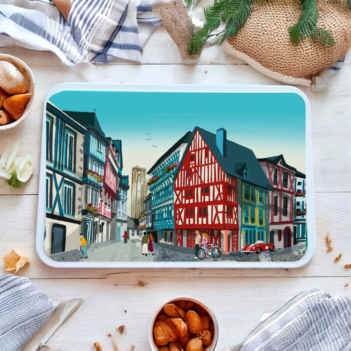 Boite fer "Le Mans" garnie de Sablés