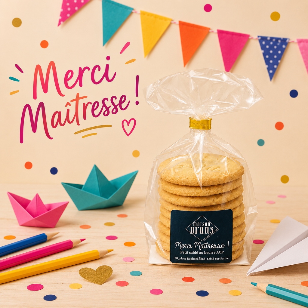 Sablés "Merci Maïtresse"