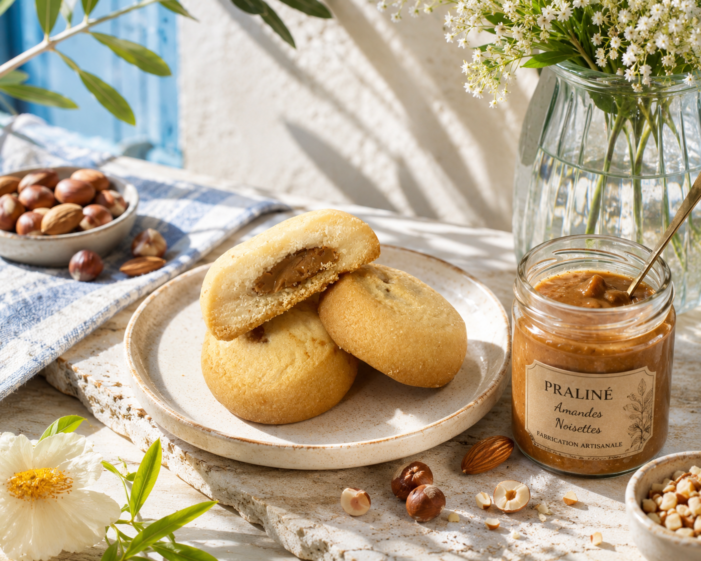 Mini AOP butter shortbread