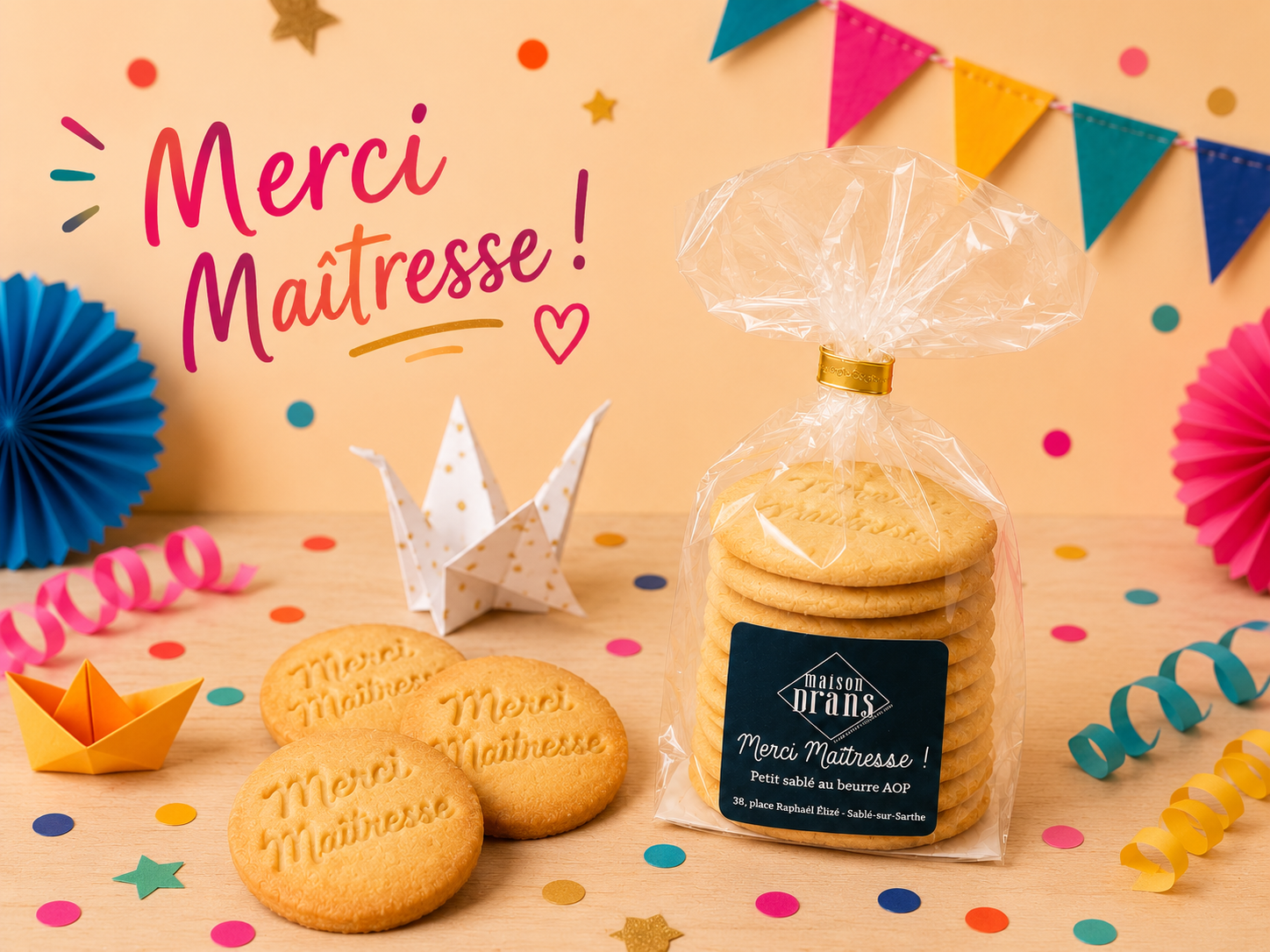 Sablés "Merci Maïtresse"