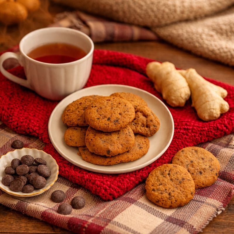 Le Sablé chocolat et gingembre