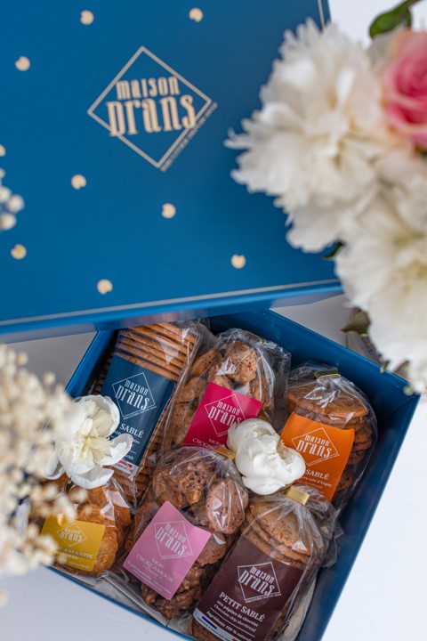 Coffret Prestige garni de Sablés