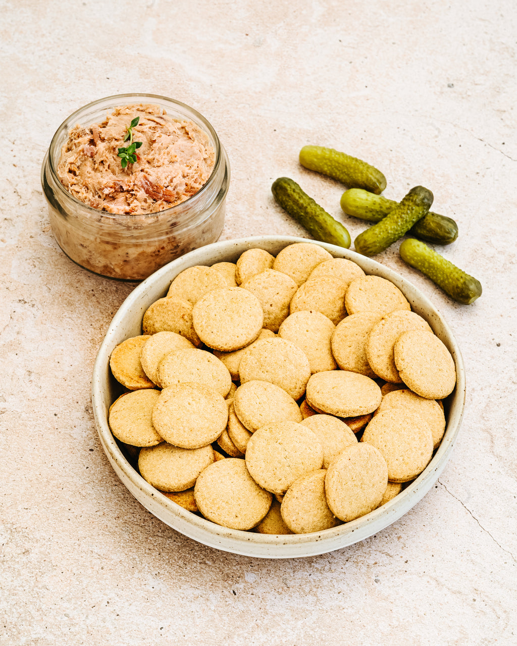 Sablé apéro aux Rillettes de Sarthe