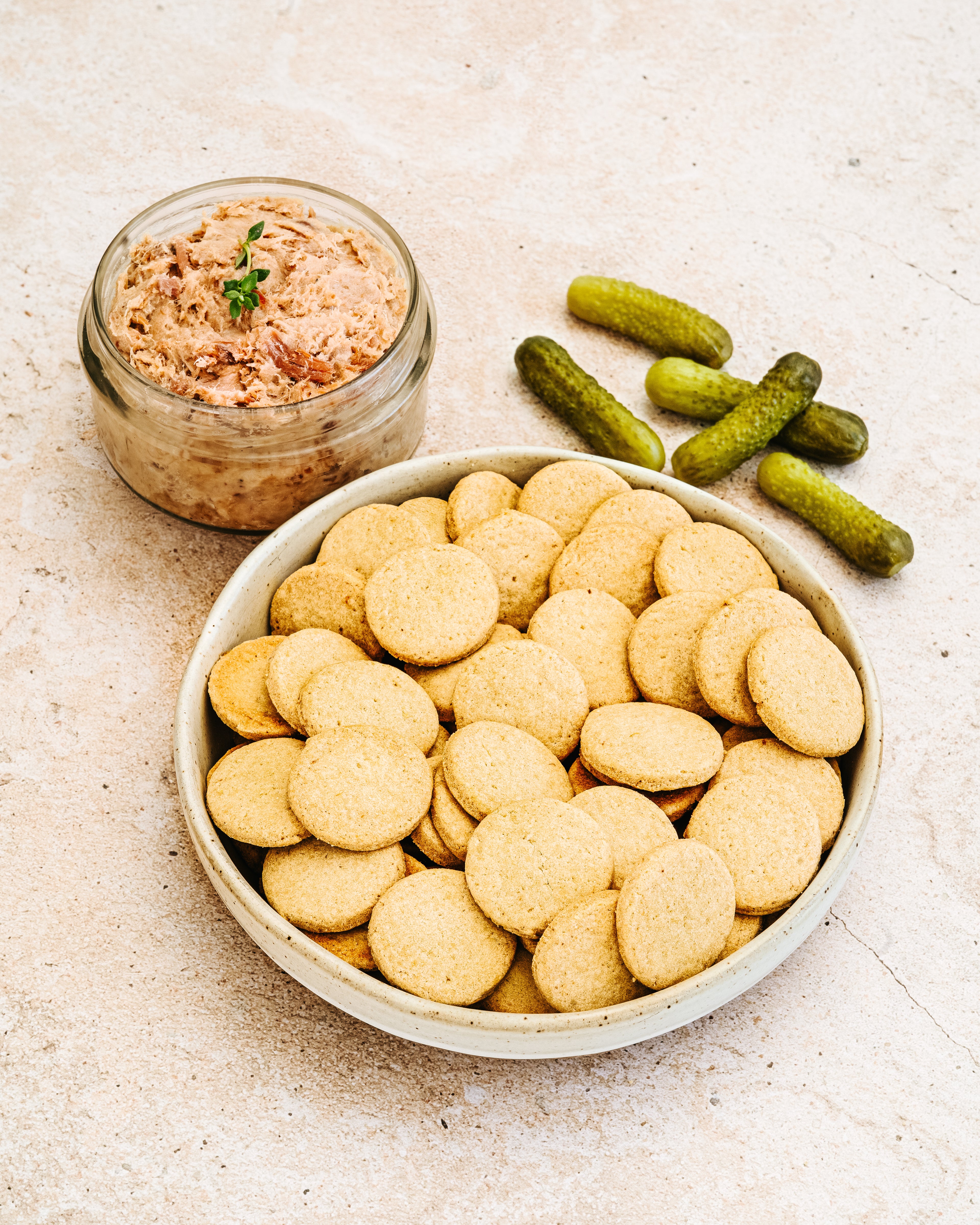 Sablé apéro aux Rillettes de Sarthe