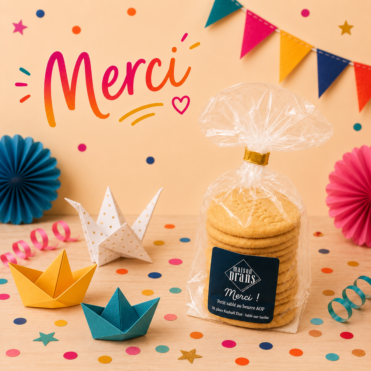 Sablés "Merci "