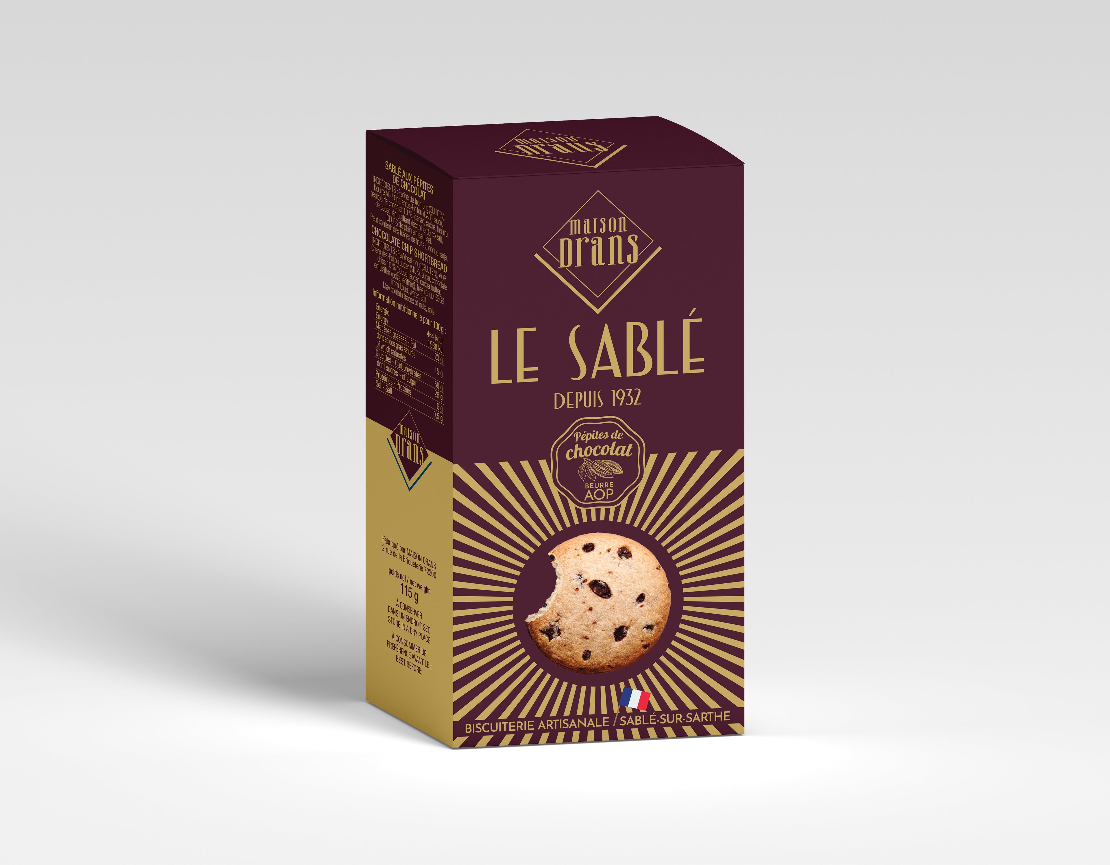 Le mini Sablé aux pépites de chocolat