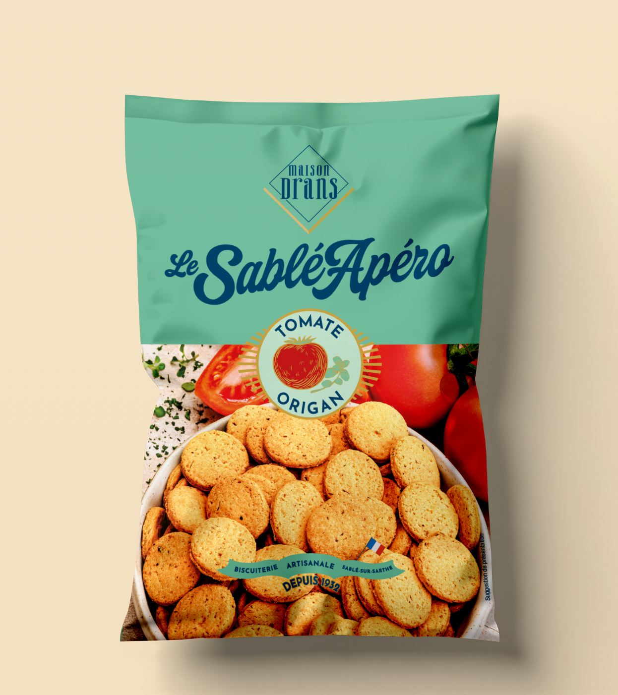 Sablé apéro Tomate & Origan